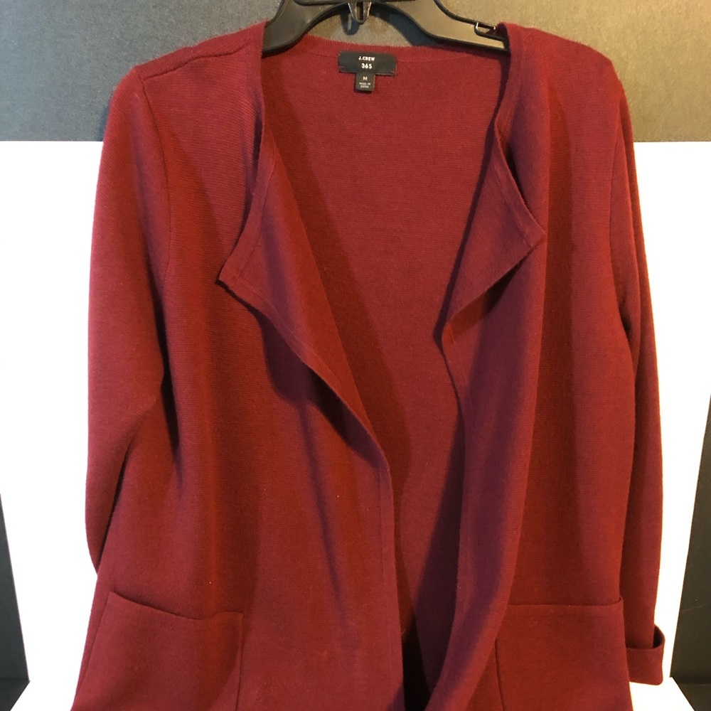 JCrew Long Sweater Blazer